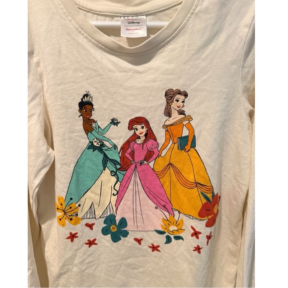 Hanna Andersson Disney Princess Long sleeve 6-7 - Picture 2 of 3